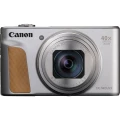 Digitalni fotoaparat Canon PowerShot SX740 HS 20.3 MPix Zoom (optički): 40 x Srebrna 4K-Video, Bluetooth, Mobilni okretni zaslon slika