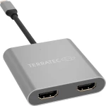 Terratec 306697 USB-C adapter [1x muški konektor USB-C™ - 1x ženski konektor HDMI] siva