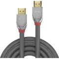 LINDY HDMI priključni kabel HDMI-A utikač, HDMI-A utikač 7.50 m siva 37875  HDMI kabel slika