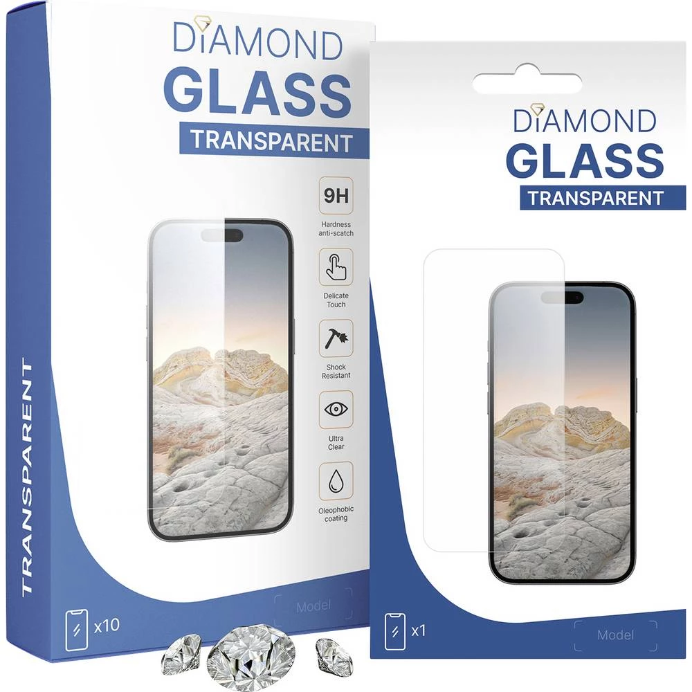 PT LINE Diamond Glass Anti-Static zaštitno staklo zaslona Apple iPhone 16 Pro Max, iPhone 17 Pro Max 1 kom. otporan na og slika
