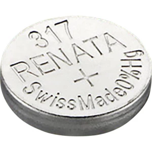 Srebrno-oksidna dugmasta baterija Renata 317 slika