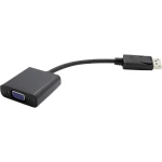 Value USB-C priključni kabel 0.15 m 12.99.3135 crna [1x muški konektor displayport - 1x ženski konektor vga]