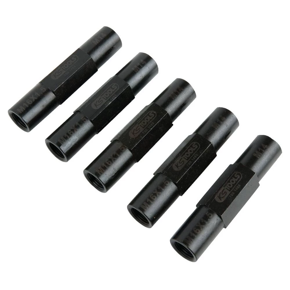 Adapter za svornjake kotača s IG M14 + M16x1.5, pakiranje od 5 kom KS Tools 700.1485 slika