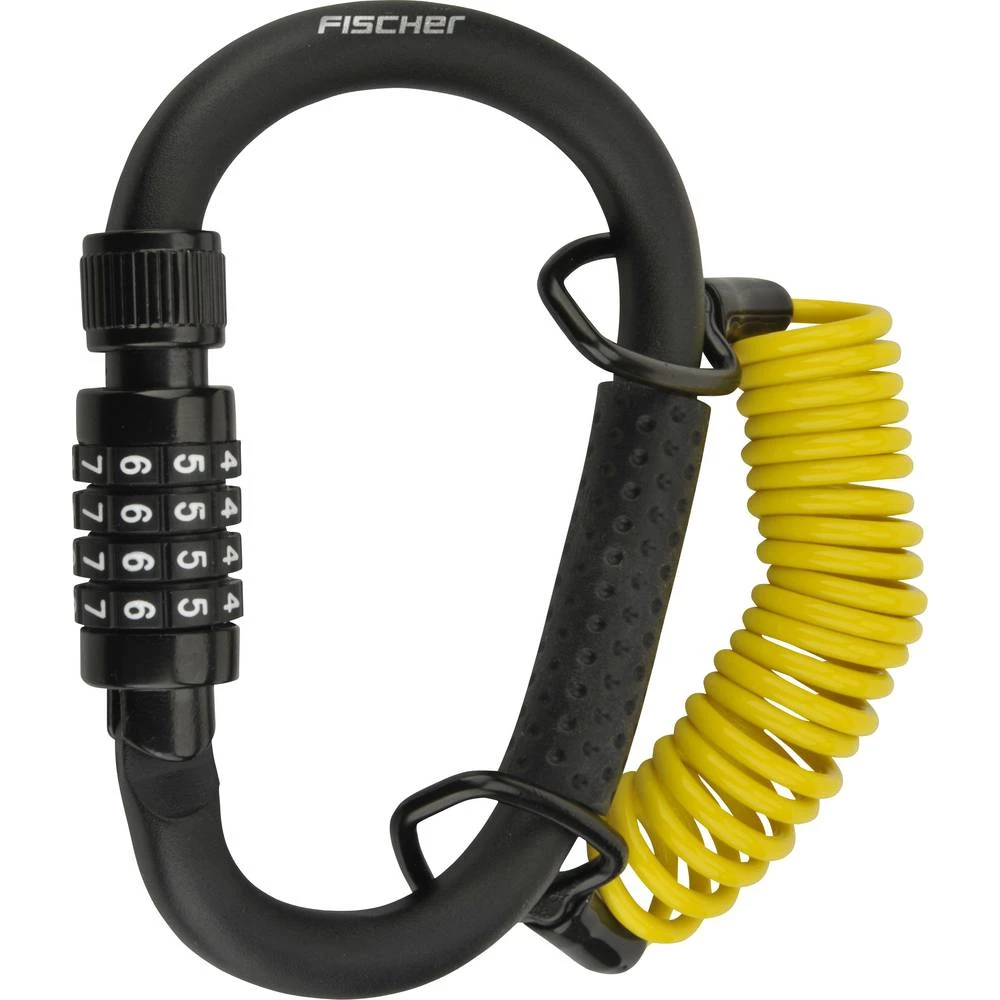 Fischer Fahrrad 85909 Spiralni lokot Zaključavanje s brojčanikom slika