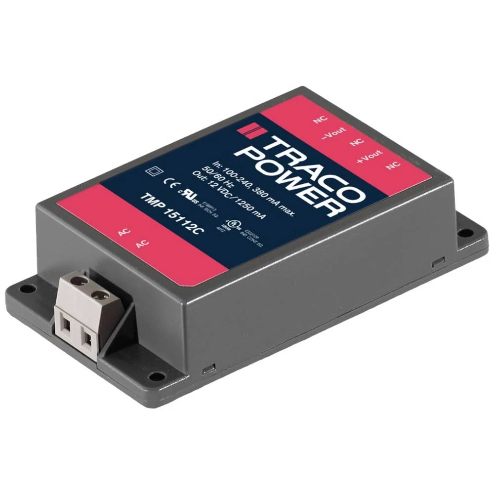 TracoPower TMP 15112C napajanje 12 V/DC 1.25 A 15 W slika