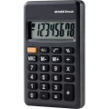 Basetech BT-CA-1008 džepni kalkulator crna boja Zaslon (broj mjesta): 8 baterijski pogon (Š x V x D) 89 x 59 x 11 mm slika