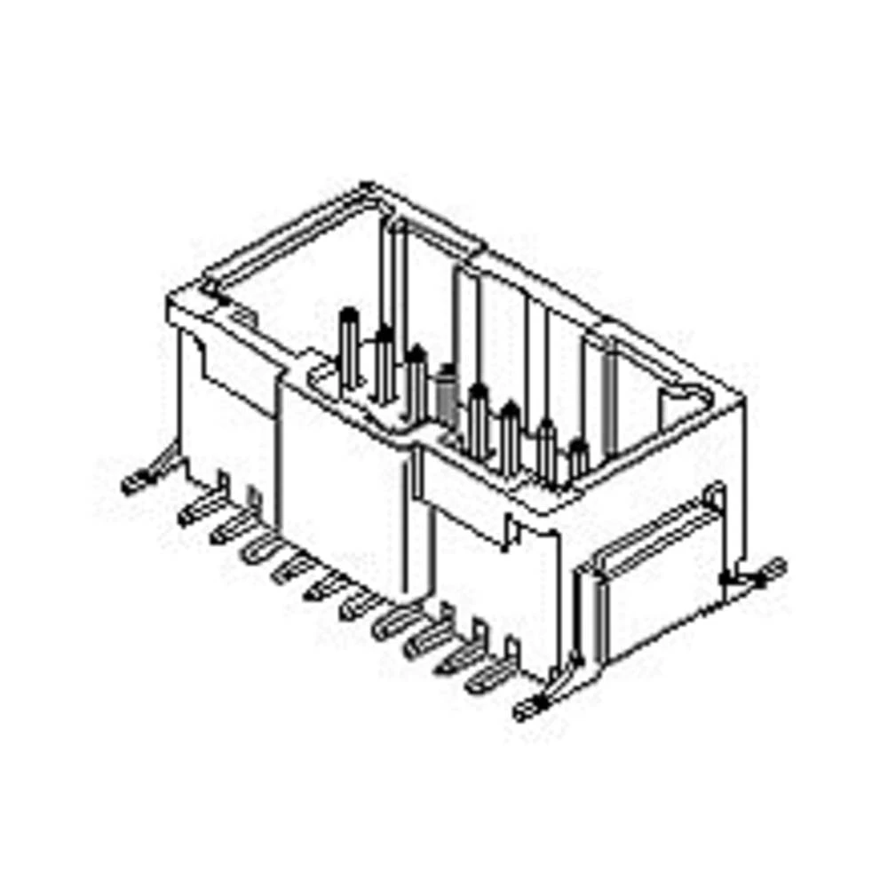 Molex kućište utiča za tiskanu pločicu Ukupan broj polova 30 Raster: 2.00 mm 557633070 1 St. Tape on Full reel slika