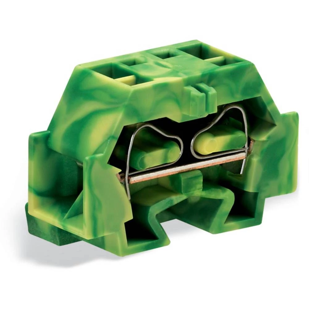 WAGO 262-347 pojedinačna stezaljka 12 mm opruga Dostupnost: pe zelena, žuta 100 St. slika