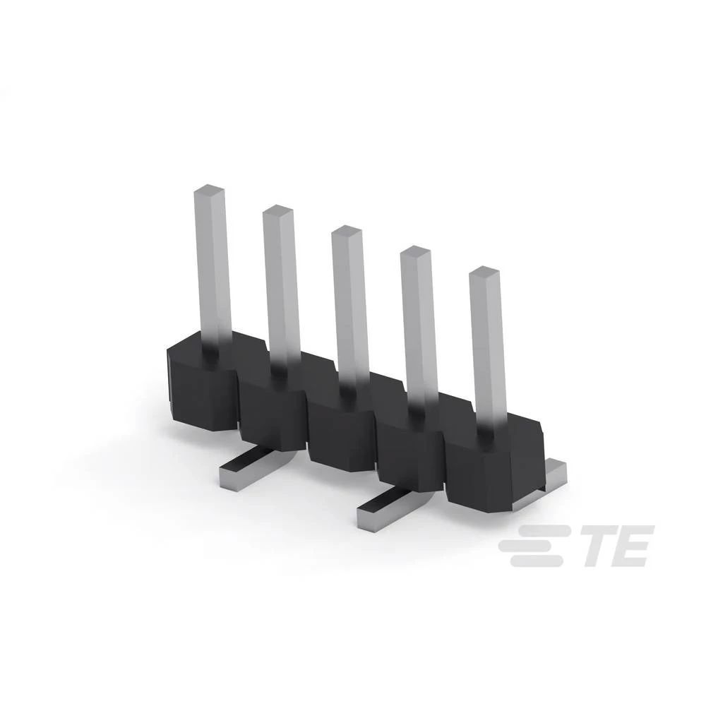 TE Connectivity ugradna standardna letva s muškim kontaktima 2842104-6 1 St. Tape on Full reel slika
