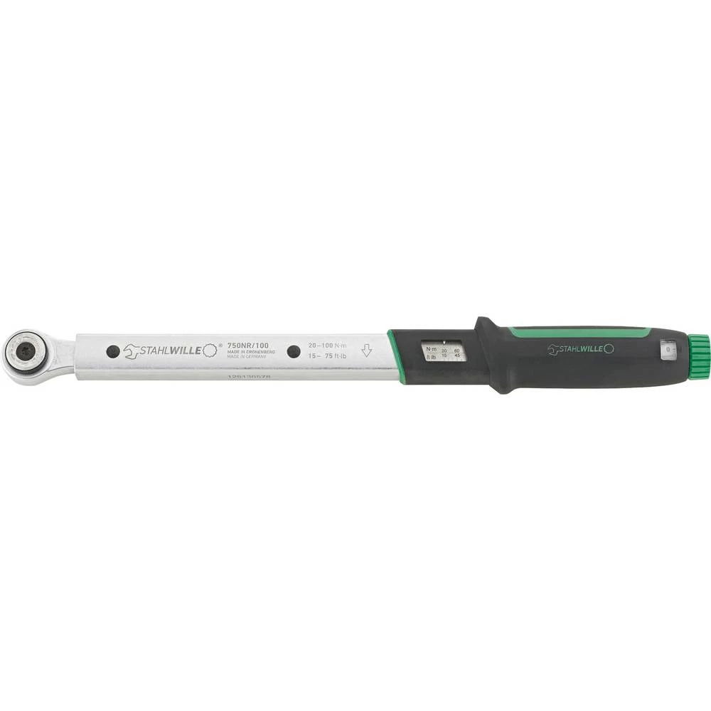 Stahlwille 750NR/100 50021003 momentni ključ s preklopnom račnom 3/8" (10 mm) 20 - 100 Nm slika