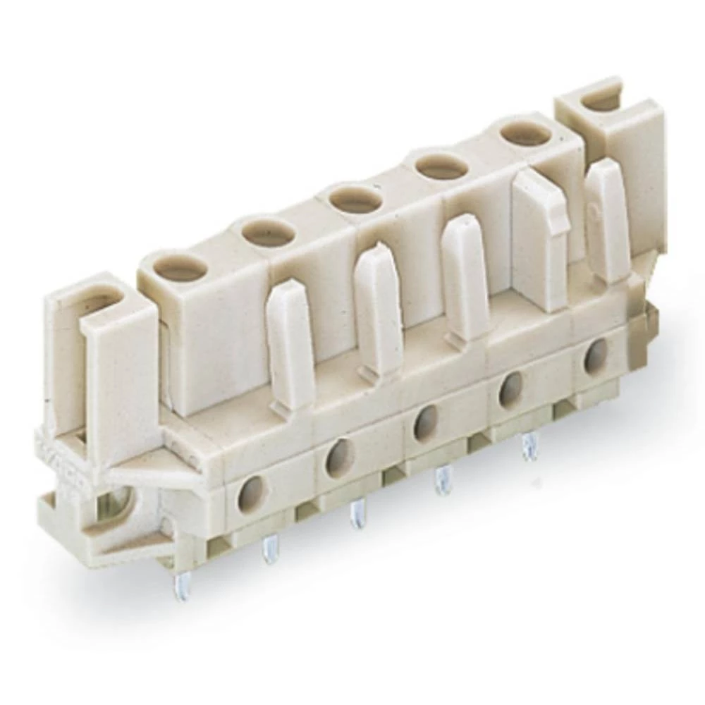 WAGO kućište utičnice za tiskanu pločicu 722 Ukupan broj polova 4 Raster: 7.50 mm 722-734/047-000 50 St. slika