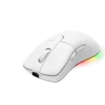Bežični miš za igranje sa 16.000 DPI i do 46 sati igranja na jednom punjenju baterije DELTACO GAMING WM90 igraći miš bežično, bežični optički bijela  16000 dpi osvjetljen