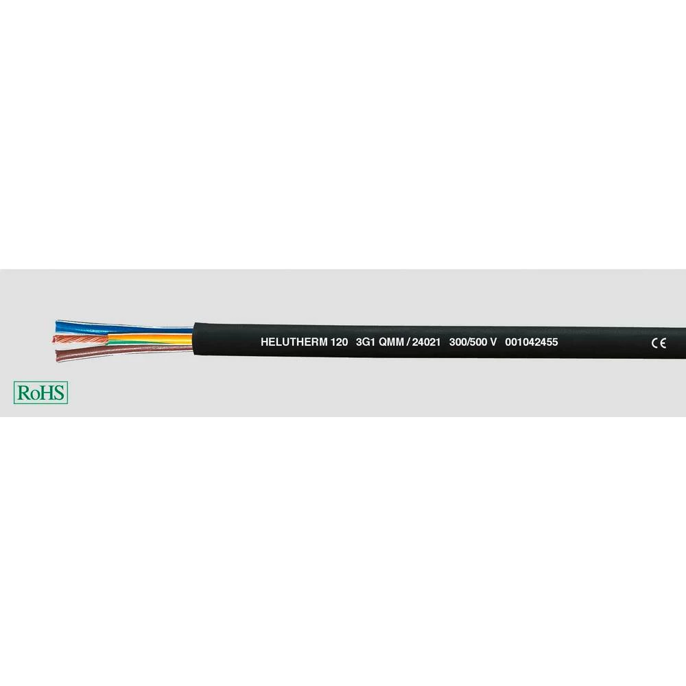 Helukabel HELUTHERM® 120 vod za visoke temperature 12 G 1 mm² crna 24026-1000 1000 m slika