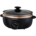 Morphy Richards Sear&Stew 3.5L slow cooker crna, ružičasto-zlatna (roségold)