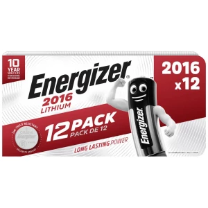 Energizer gumbasta baterija CR 2016 litijev 90 mAh 3 V 12 St. slika