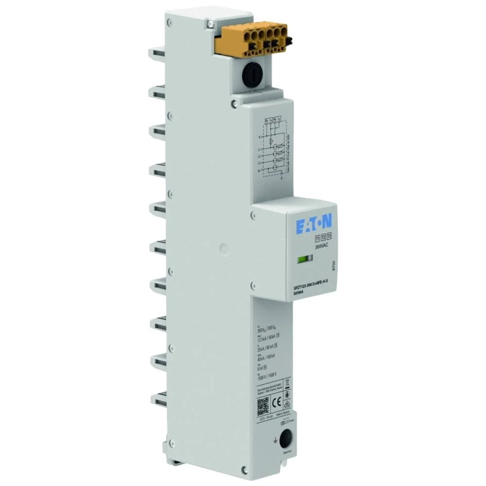Eaton EP-501044 SPZT123-300/3+NPE-H-S odvodnik prenapona Zaštita od prenapona za: 40 mm sabirnica 12.5 kA 1 St. slika