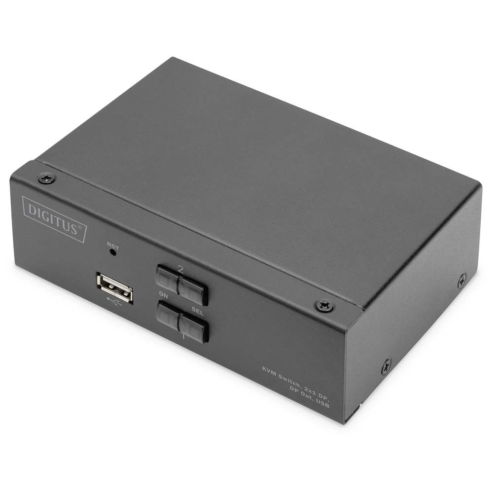 Digitus DS-12851 1+2 ulaza KVM preklopnik display-port 3840 x 2160 Pixel slika