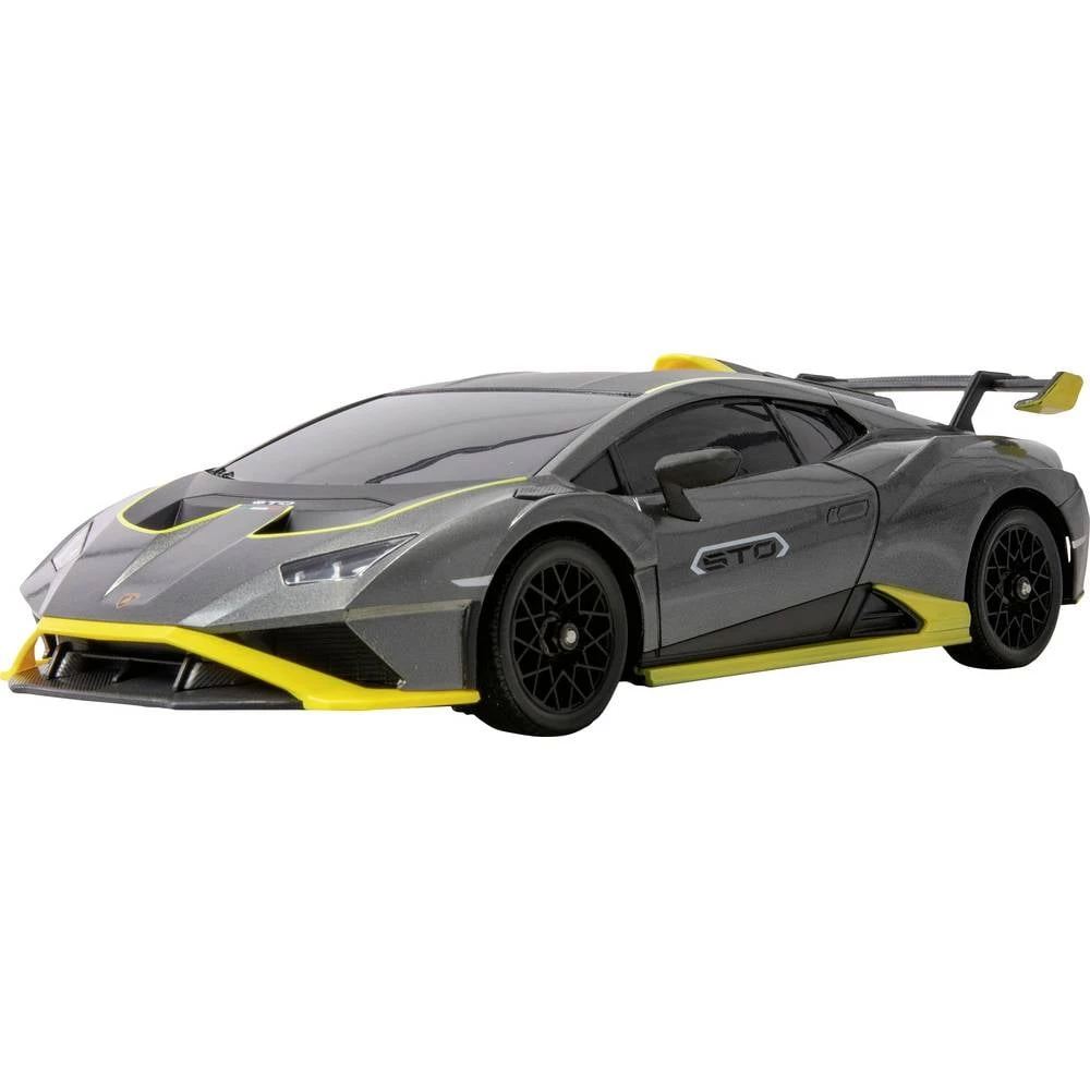 Amewi Lamborghini Huracan STO Drift Car antracitna boja s četkama 1:18 RC model automobila električni Drift pogon na sva slika