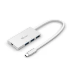 i-tec 3+1 ulaza USB 3.0 Hub Sa USB-C utikačem, S portom za brzo punjenje Bijela