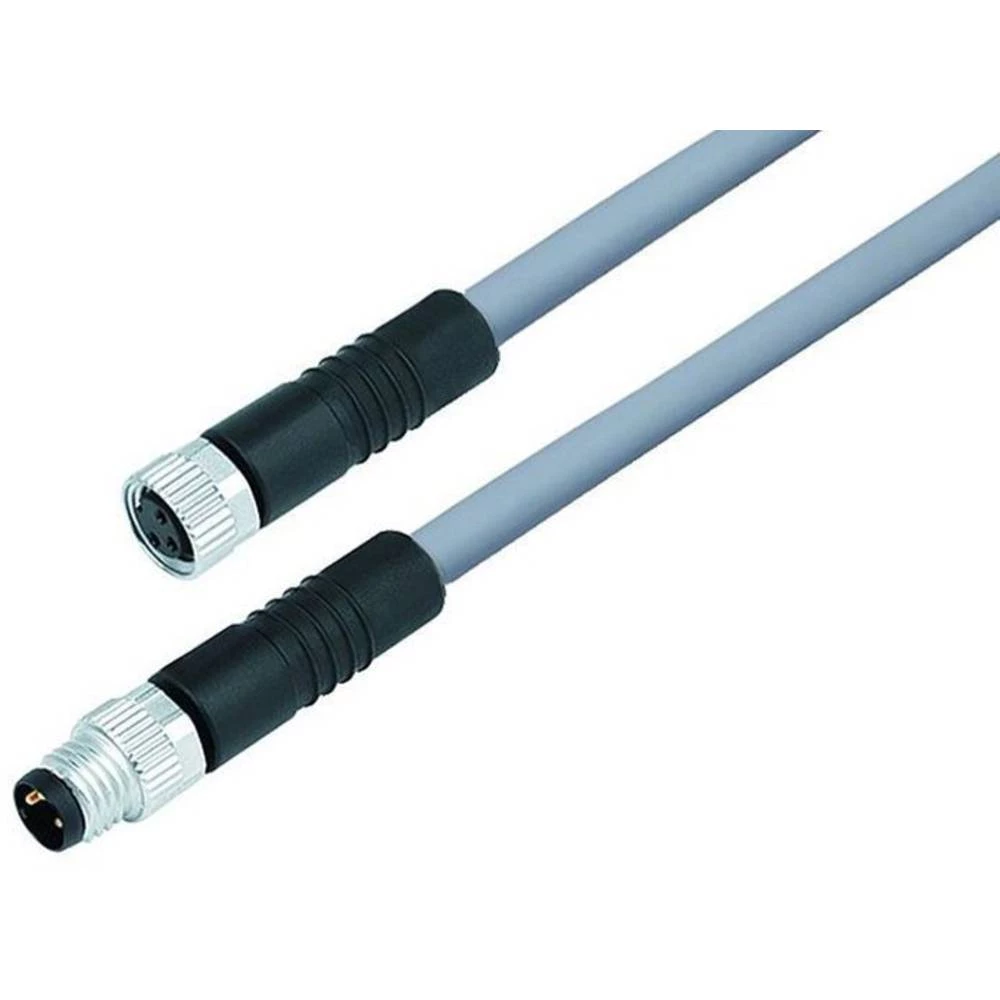 binder 77 3406 3405 20003-0300-20 utični konektor za senzor/aktivator, konfekcionirani žženski konektor, ravni, ravni mu slika