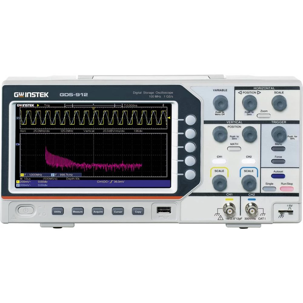 GW Instek digitalni osciloskop 100 MHz 1 GSa/s 8 Bit 1 kom. slika