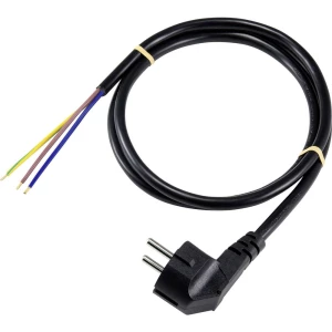 Sygonix SY-5043472 struja priključni kabel  crna 1.50 m slika