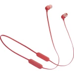 JBL Tune 125 BT Bluetooth® sportske in ear slušalice u ušima vratna traka koraljna
