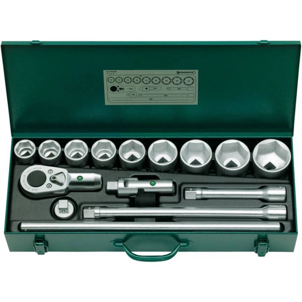 Stahlwille 55/9/6 N komplet nasadnih ključeva 3/8" 96050103 slika