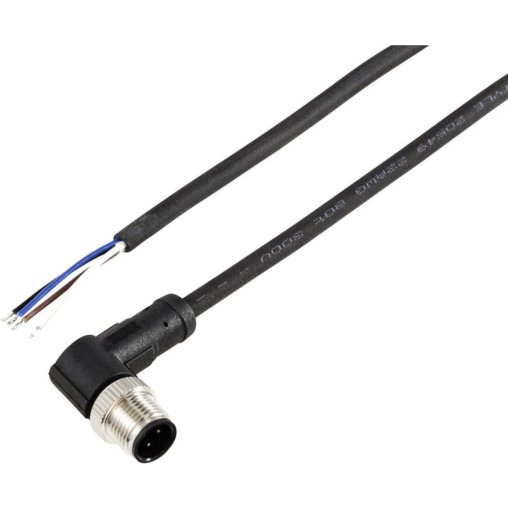 TRU COMPONENTS TC-12833020 priključni kabel za senzor/aktivator M12 kutni muški konektor 10 m Broj polova: 4 1 St. slika