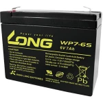 Long WP7-6S WP7-6S olovni akumulator 6 V 7 Ah olovno-koprenasti (Š x V x D) 116 x 99 x 50 mm plosnati priključak 4.8 mm