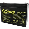 Long WP7-6S WP7-6S olovni akumulator 6 V 7 Ah olovno-koprenasti (Š x V x D) 116 x 99 x 50 mm plosnati priključak 4.8 mm slika