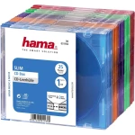 Hama Kutija za CD tanka 1 CD/DVD/Blu-Ray Polistirol Prozirna-plava, Prozirno-narančasta, Prozirno-ljubičasta, Prozirno-zelena, P