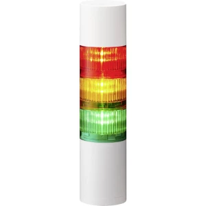 Signalni toranj LED Patlite LR6-302WJBW-RYG 3-bojno, Crvena, Žuta, Zelena 3-bojno, Crvena, Žuta, Zelena Žmigavac, Stalno svjetlo slika