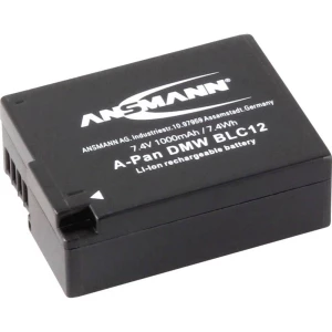 Kamera-akumulator Ansmann Zamjenjuje originalnu akU. bateriju DMW-BLC12E 7.4 V 1000 mAh A-Pan DMW-BLC12 slika