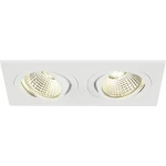 LED ugradna svjetiljka 12 W Toplo-bijela SLV New Tria 113891 Bijela (mat)