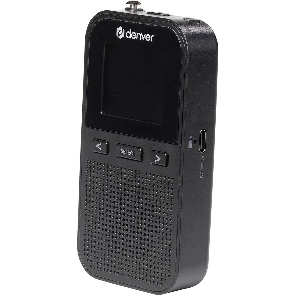 Denver DAH-126MK2 džepni radio DAB (1013), UKW (1014) crna slika
