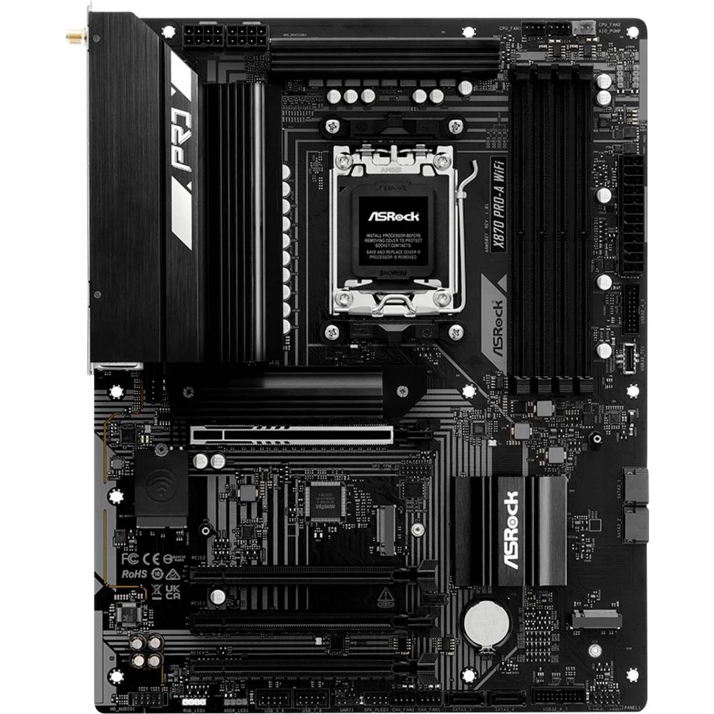 ASRock 90-MXBT60-A0UAYZ matična ploča Baza AMD AM5 Faktor oblika (detalji) ATX Set čipova matične ploče AMD® X870 slika
