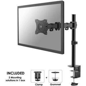 Stolni nosač za monitor 25,4 cm (10") - 76,2 cm (30") Nagibni i okretni NewStar NM-D135BLACK slika