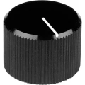 Okretni gumb S gumbom za obilježavanje Crna (Ø x V) 35 mm x 18 mm Mentor 539.6131 1 ST slika