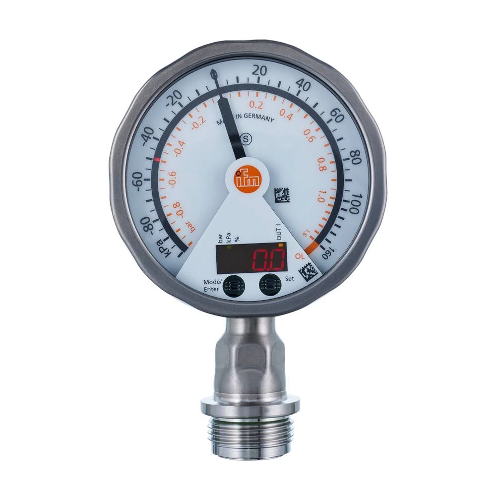 ifm Electronic tlačni senzor 1 St. PG2739 -100 kPa do 100 kPa M12 1 otvarač, 1 zatvarač, analogni slika