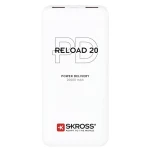 Skross Reload 20 PD powerbank (rezervna baterija) 20000 mAh  li-ion  bijela prikaz statusa