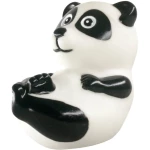 Zvono za bicikl Tierhupe "Panda" Bijela, Crna