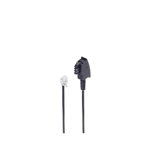 Shiverpeaks DSL priključni kabel [1x muški konektor TAE-F - 1x RJ11-utikač 6p2c] 10 m crna slika