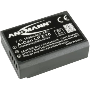 Kamera-akumulator Ansmann Zamjenjuje originalnu akU. bateriju LP-E10 7.4 V 1000 mAh A-Can LP E10 slika