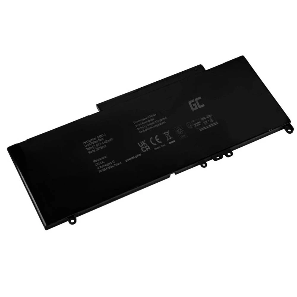 Green Cell baterija prijenosnog računala GC-DE102V3 7.6 V 6200 mAh Dell slika