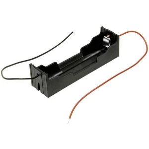 Baterije - držač 1x 18650 Kabel (D x Š x V) 78 x 21 x 21 mm MPD BH-18650-W slika