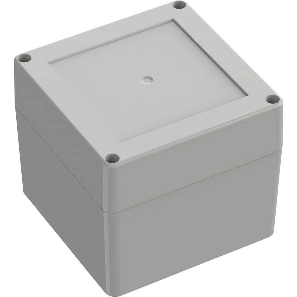 TRU COMPONENTS 6U07111109017 TC-13865096 industrijsko kućište 105 x 105 x 89.7 ABS svijetlosiva 1 kom. slika