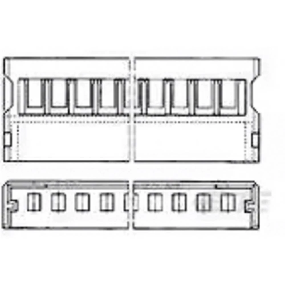 TE Connectivity ugradna standardna letva s muškim kontaktima 1-917572-2 1 St. Bag slika