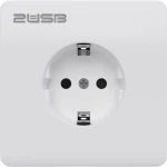 2USB 2U-449177 1-struki Podžbukna utičnica S USB-om IP20 Bijela