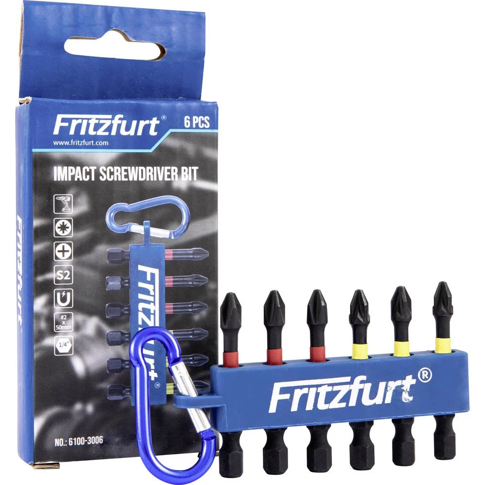 FRITZFURT 6100-3006 bit komplet 6-dijelni PH, PZ funkcija zadržavanja slika